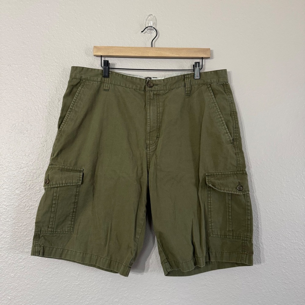 Alpine Design Men's Size 38 Green‎ Cotton Casual Outdoor Cargo Shorts